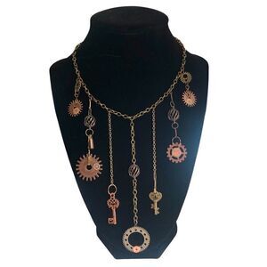 Steampunk-Inspired Necklace, One-of-a-Kind  